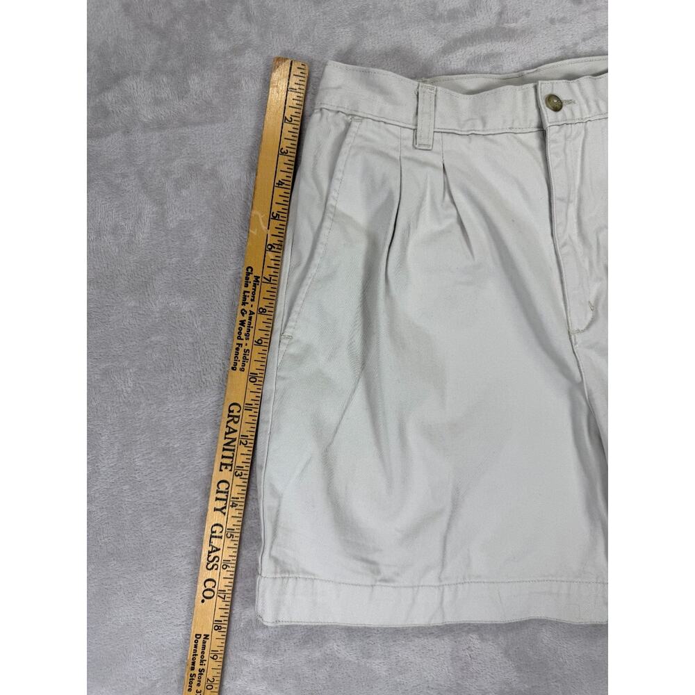 Vintage Walt Disney World Mickey Mouse Shorts Khaki Pleated Womens Size 10 - Picture 6 of 8
